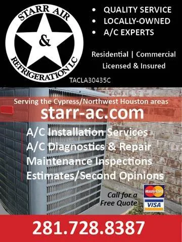 Slide of Starr Air & Refrigeration