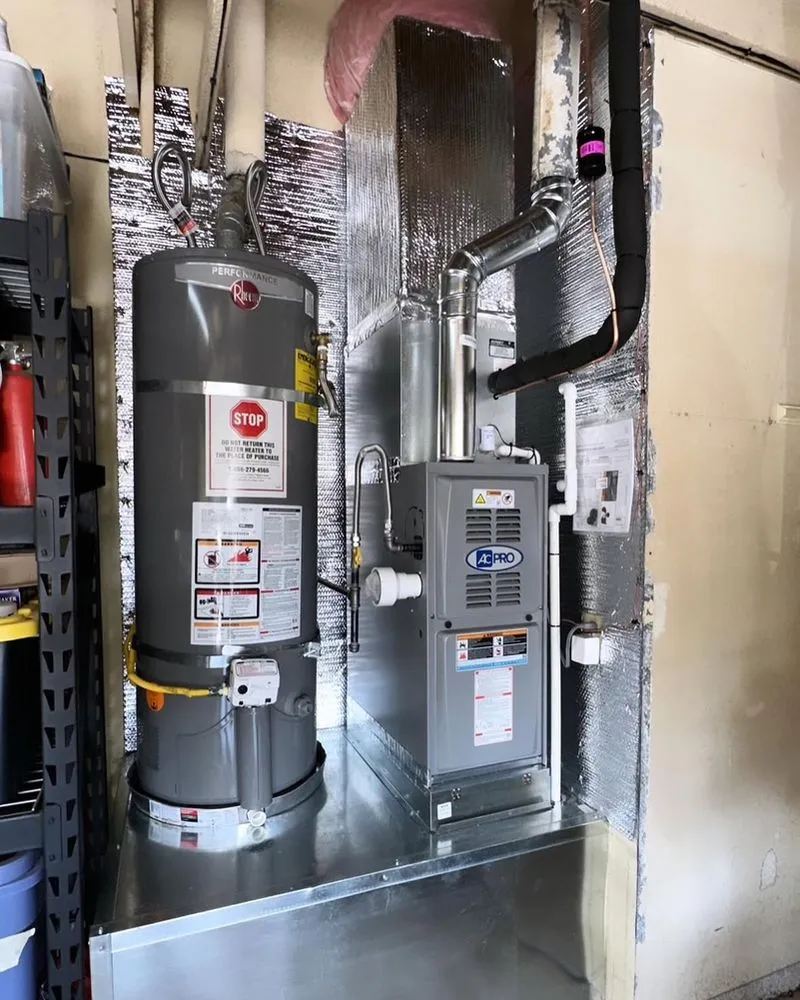 Slide of Stars and Stripes Heating and Air