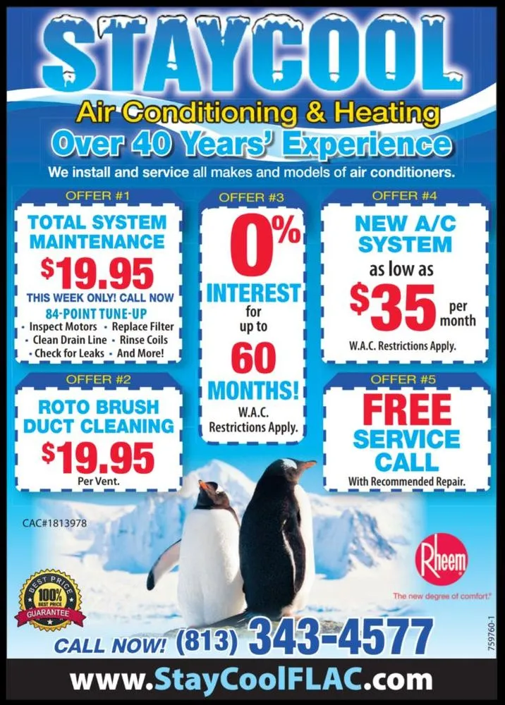 Slide of Stay Cool Air Conditioning & Heating