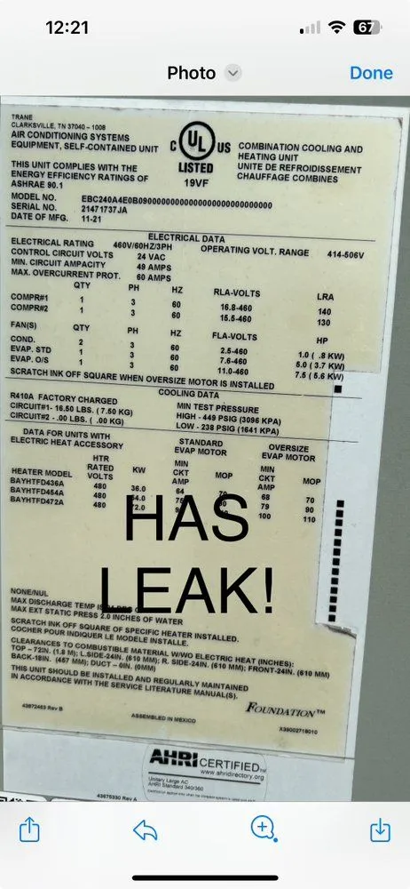 Slide of Stay Cool HVAC