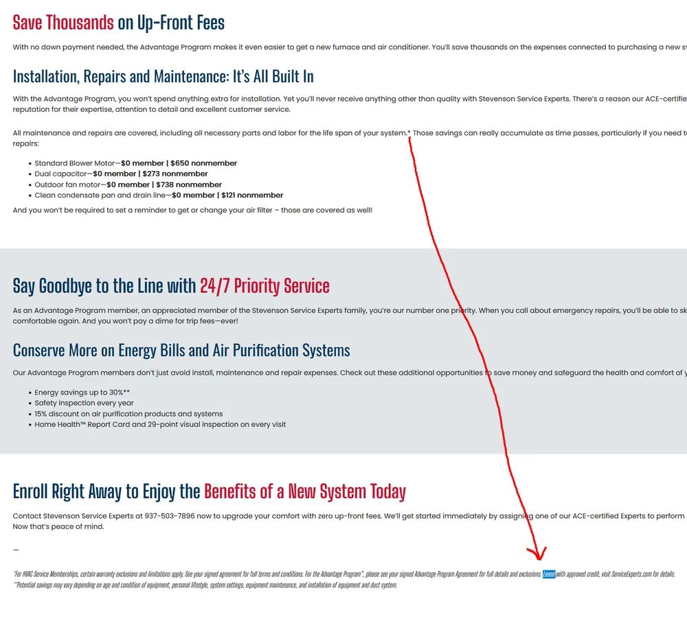 Slide of Stevenson Service Experts