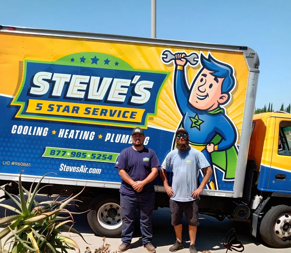 Slide of Steve's 5 Star Service Cooling Heating & Plumbing
