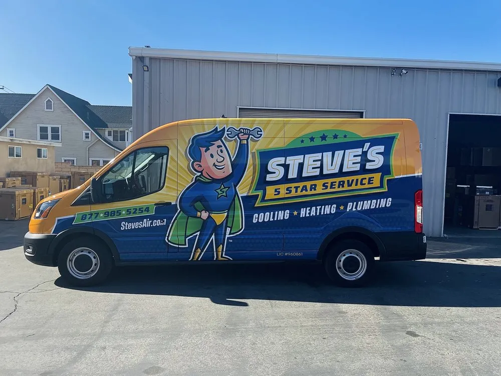 Slide of Steve's 5 Star Service Cooling Heating & Plumbing