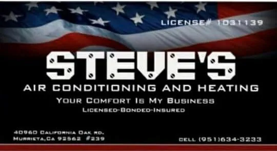 Slide of Steve's Air Conditioning & Heating