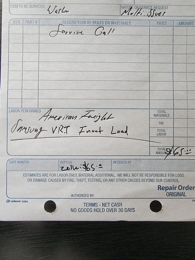 Slide of Steves Appliance Repair