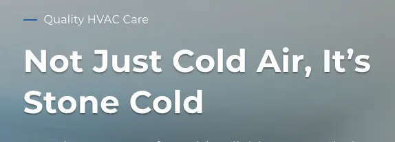 Slide of Stone Cold Air