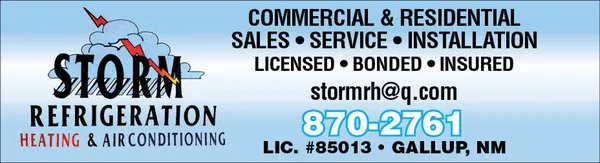 Storm Refrigeration, Heating & A/C Logo