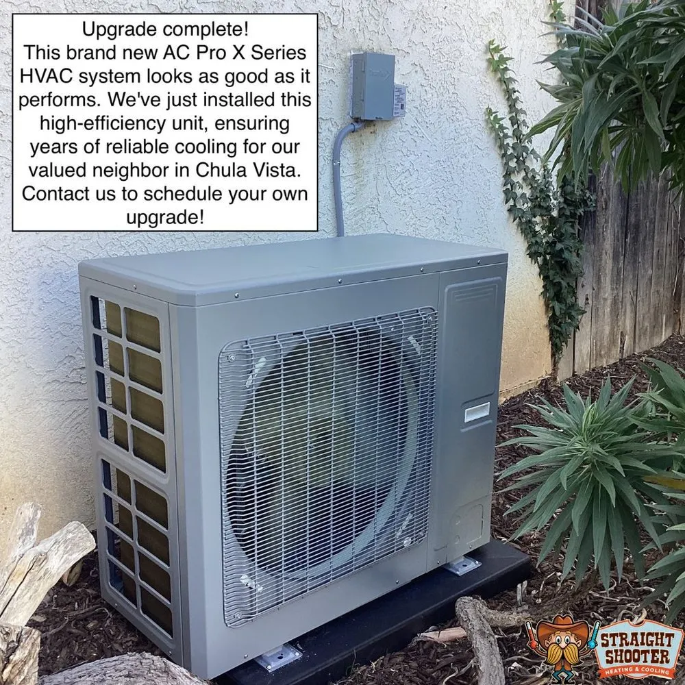 Slide of Straight Shooter Heating and Cooling