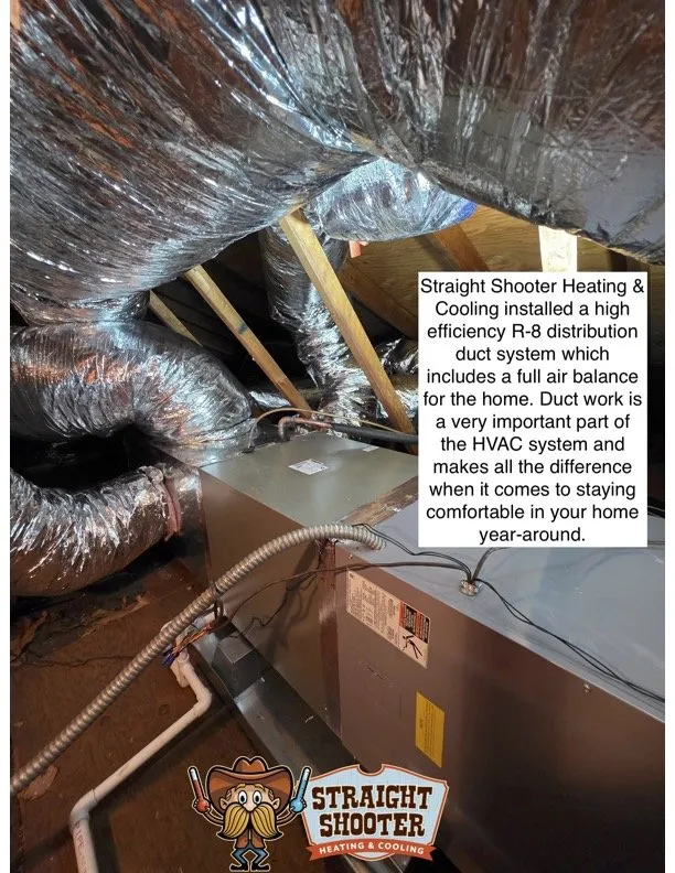 Slide of Straight Shooter Heating and Cooling