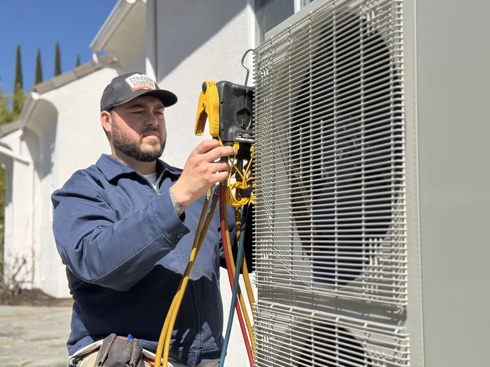 Slide of Straight Shooter Heating and Cooling