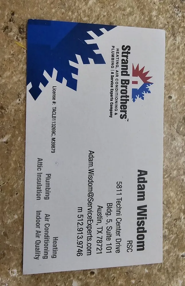 Slide of Strand Brothers Service Experts