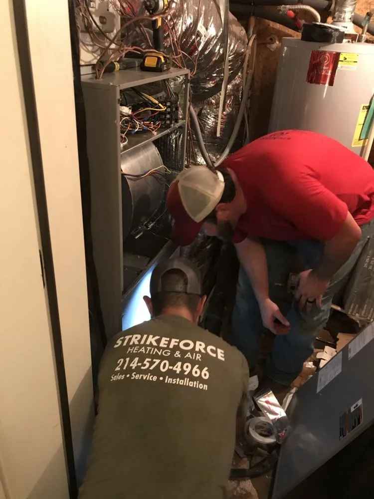 Slide of Strike Force Heating & Air