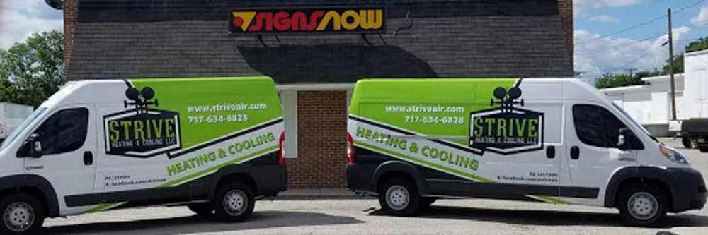 Slide of Strive Heating and Cooling