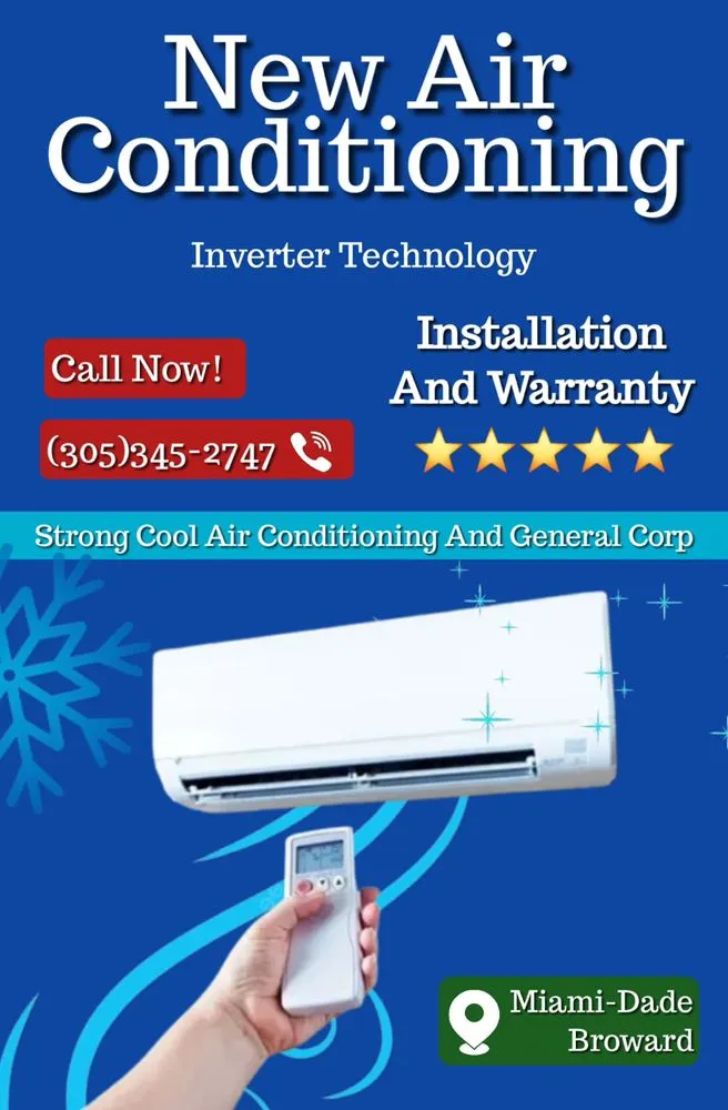 Slide of Strong Cool Air Condition