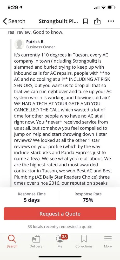 Slide of Strongbuilt Plumbing & Air