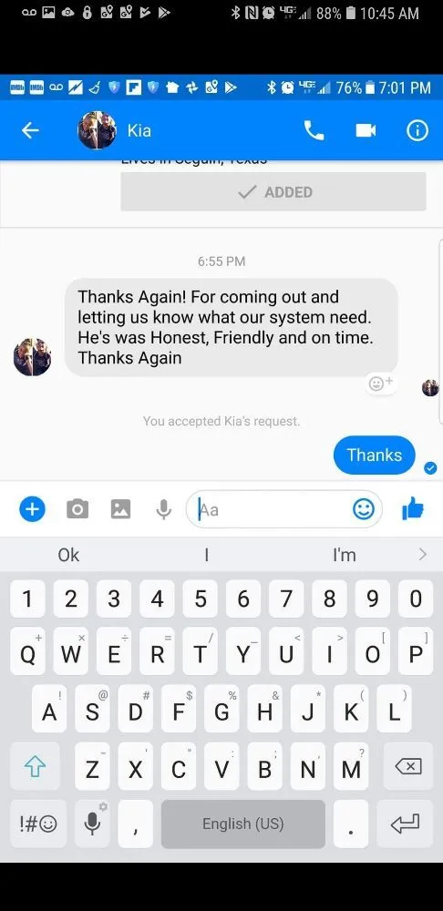 Slide of Stump's HVAC