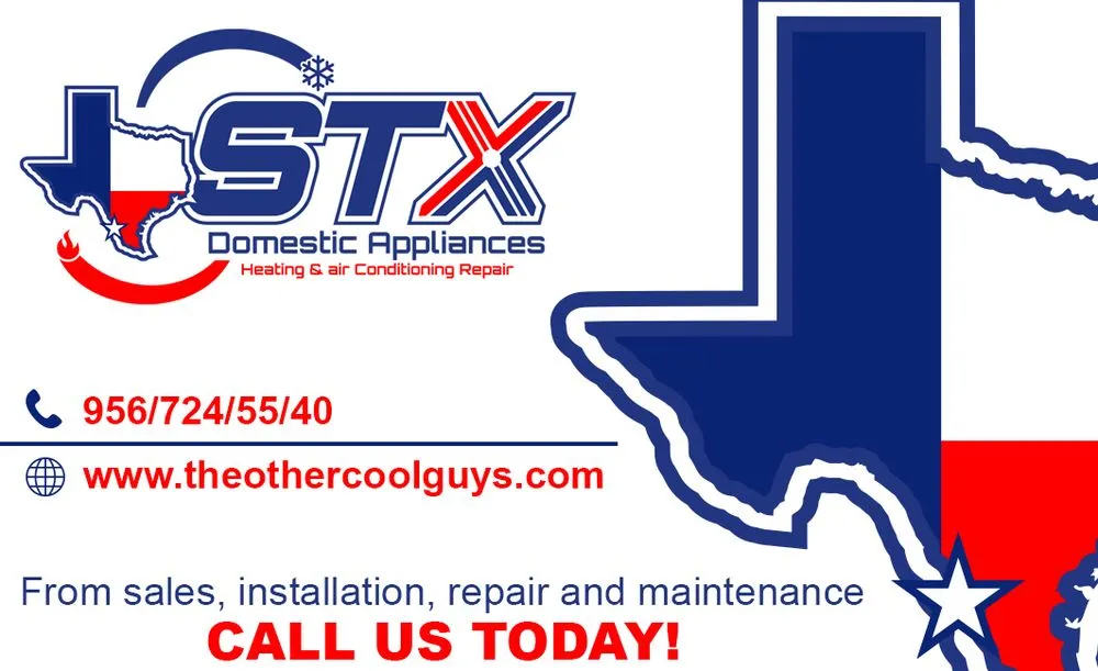 Slide of STX Domestic Appliances Heating & Air Conditioning Repair