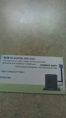 Sub and Super Air Logo