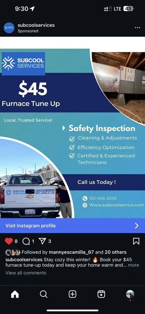 Slide of Subcool Services