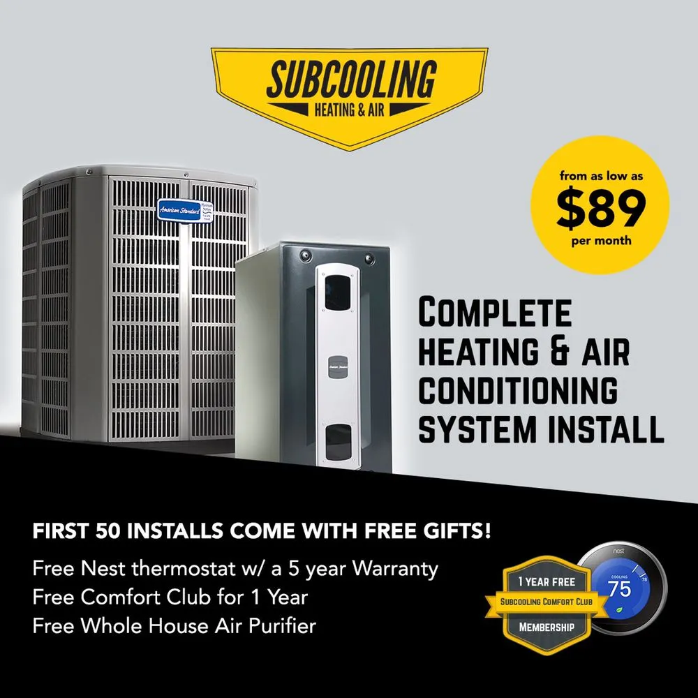 Slide of Subcooling Heating & Air