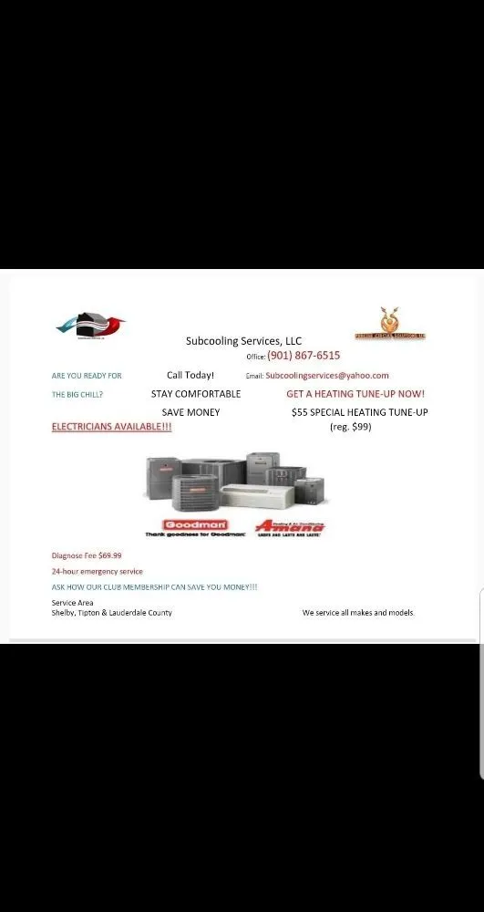 Slide of Subcooling Services