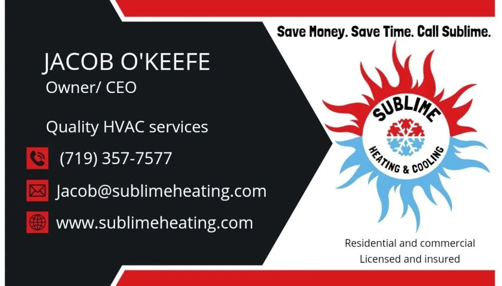 Trusted AC repair for local homeowners across Falcon, CO - Sublime Heating and Cooling