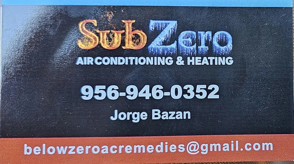 Slide of Subzero Air Conditioning & Heating