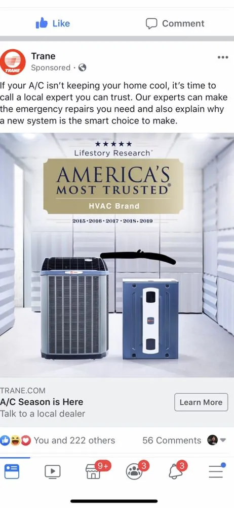 Slide of Sugar Land AC and Heating