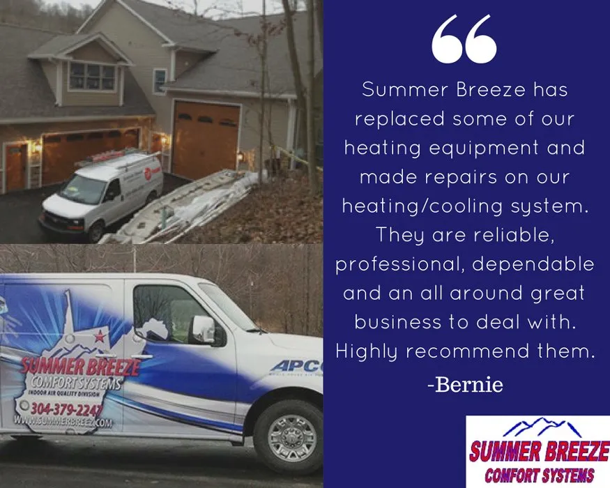 Trusted air conditioning tune-up near you in Bruceton Mills, WV by Summer Breeze Comfort Systems