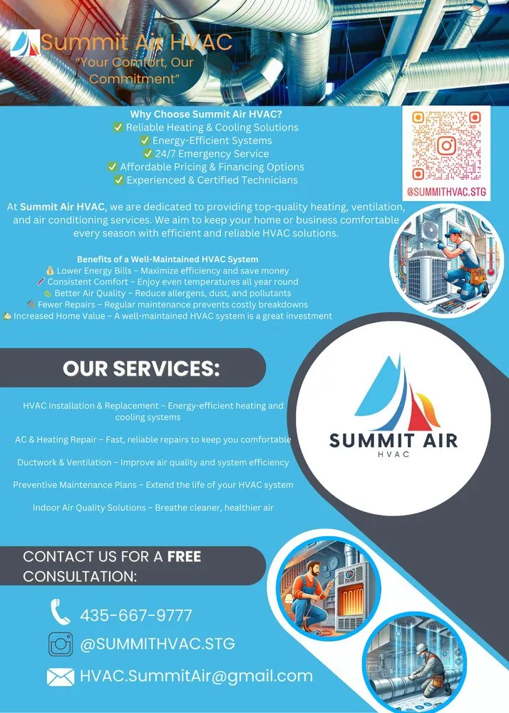 Trusted AC repair in St George, UT by Summit Air HVAC