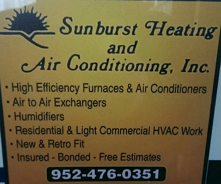 Slide of Sunburst Heating & Air Conditioning