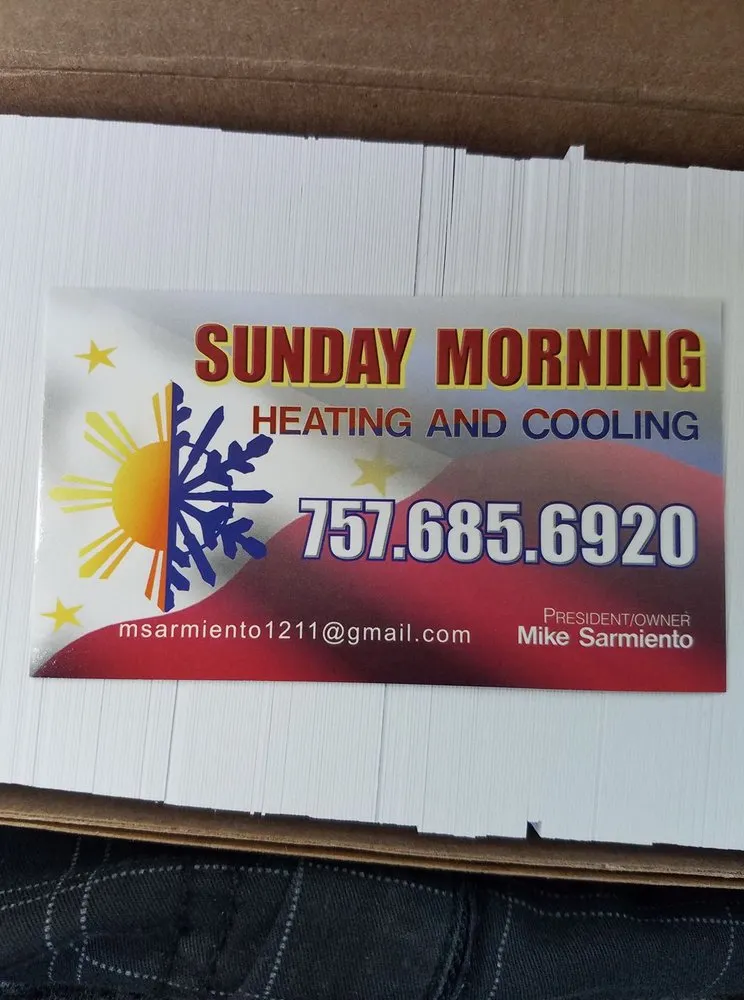 Slide of Sunday Morning Heating And Cooling