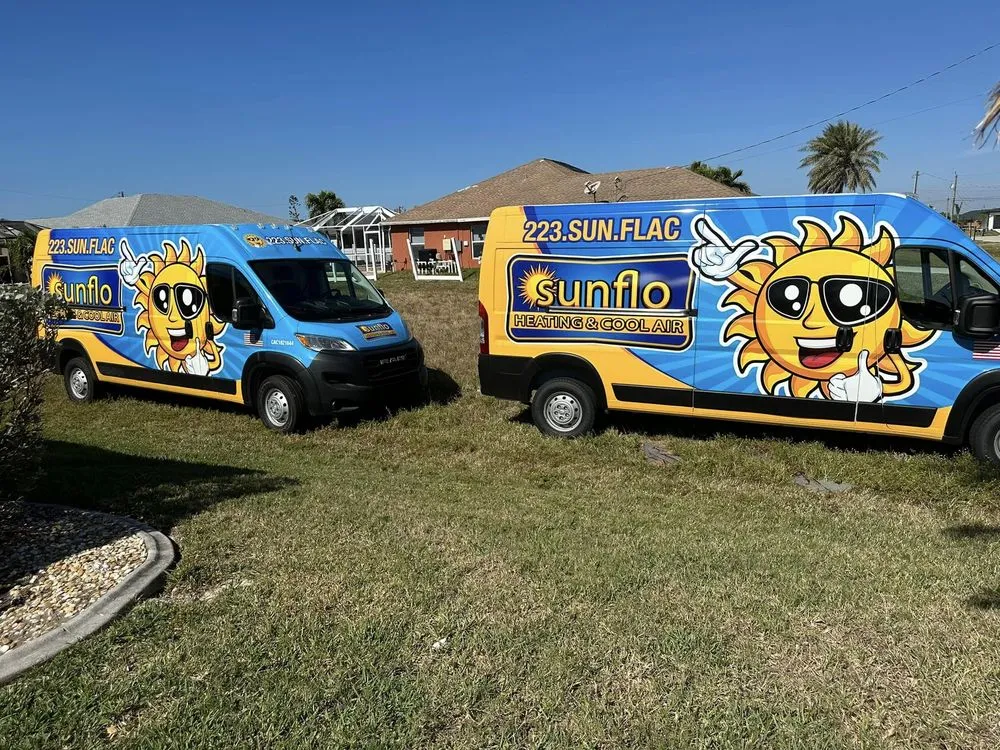 Slide of Sunflo Heating and Cool Air