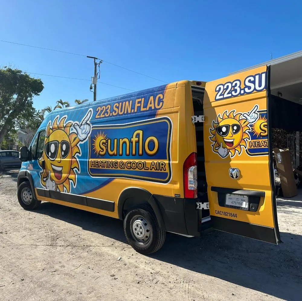 Slide of Sunflo Heating and Cool Air