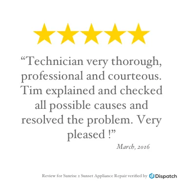 Slide of Sunrise 2 Sunset Appliance Repair