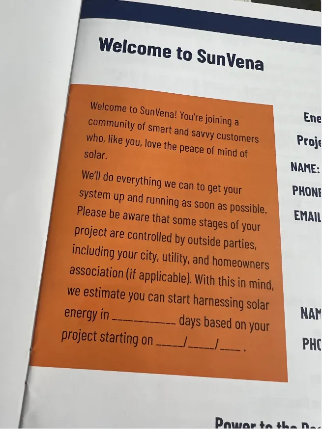 Slide of SunVena