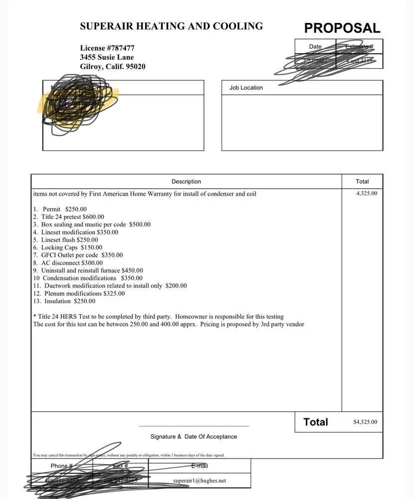 Slide of Super Air Heating and Cooling