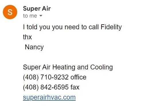 Slide of Super Air Heating and Cooling