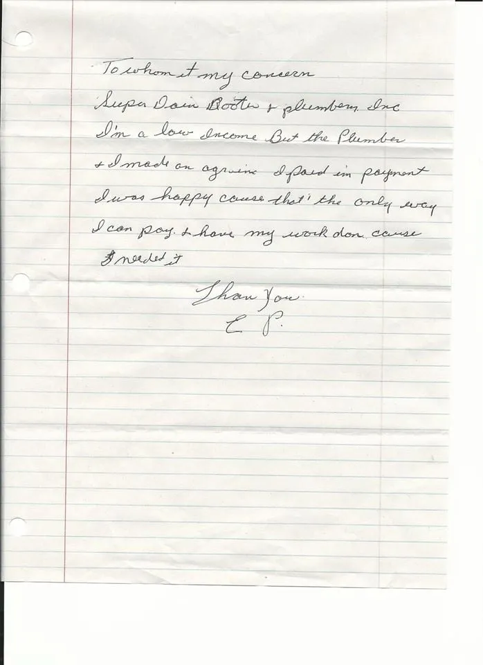 Slide of Super Drain Rooter & Plumbers