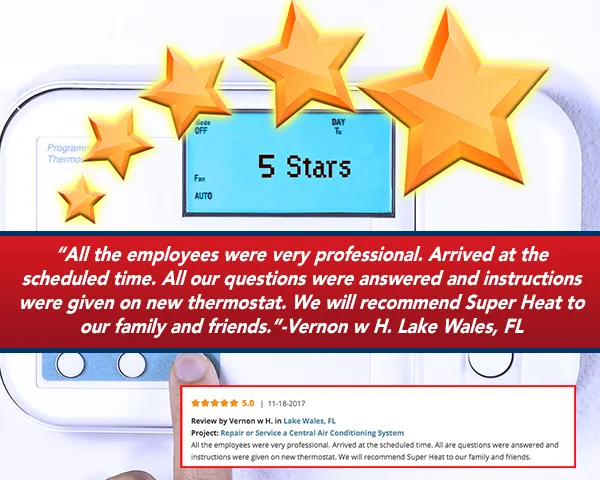 Slide of Super Heat and Air