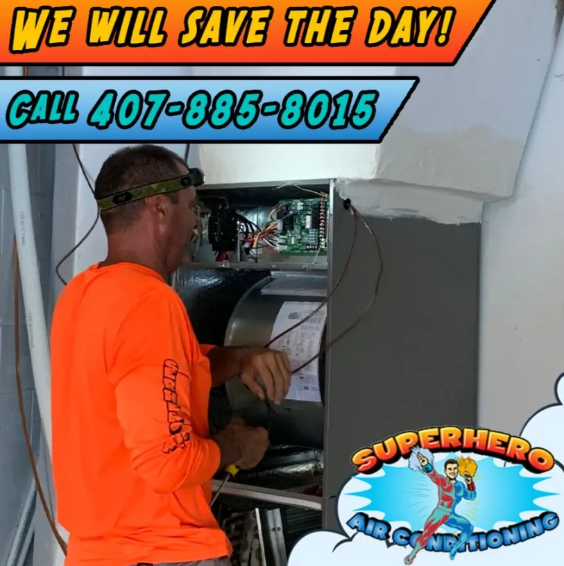 Slide of Super hero Air conditioning