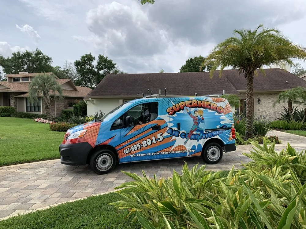 Slide of Super hero Air conditioning