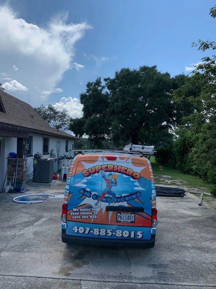 Slide of Super hero Air conditioning