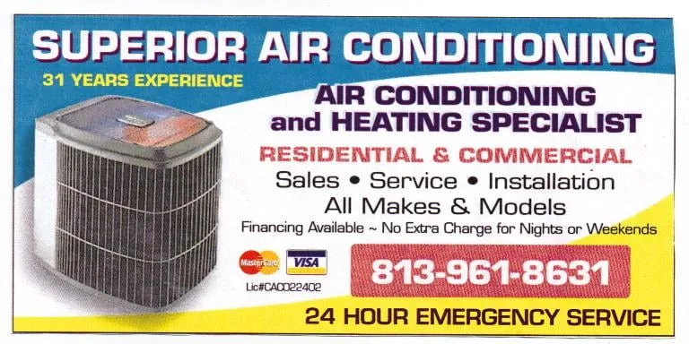Slide of Superior AC & Refrigeration