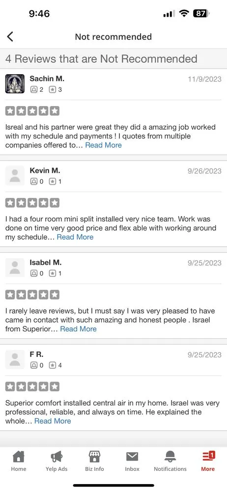 Slide of Superior Comfort Heating & Air Conditioning