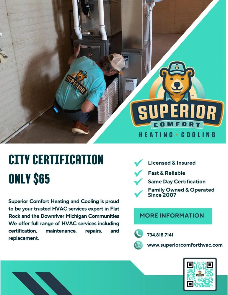 Slide of Superior Comfort Heating and Cooling