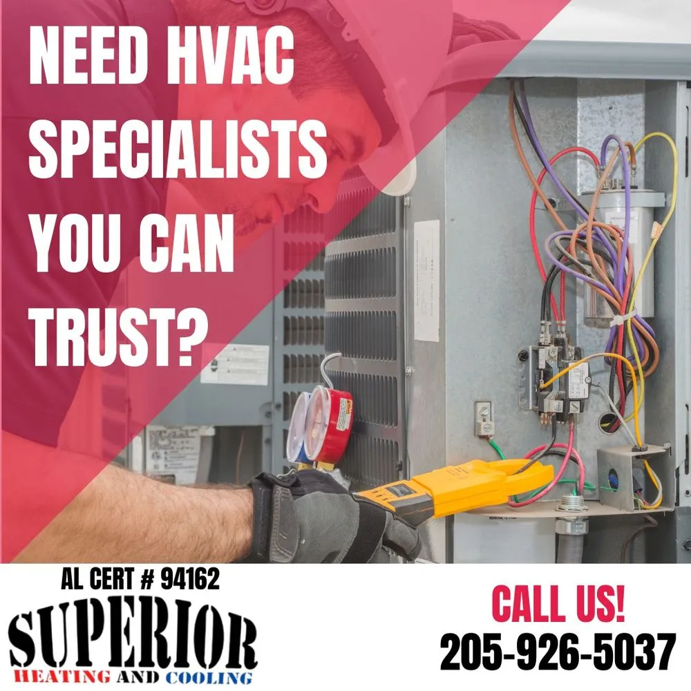 Slide of Superior Heating and Cooling