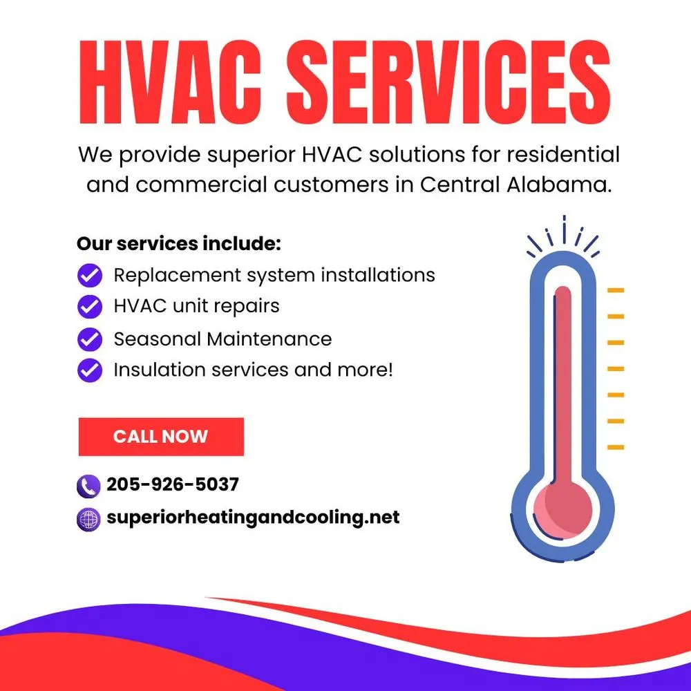 Slide of Superior Heating and Cooling