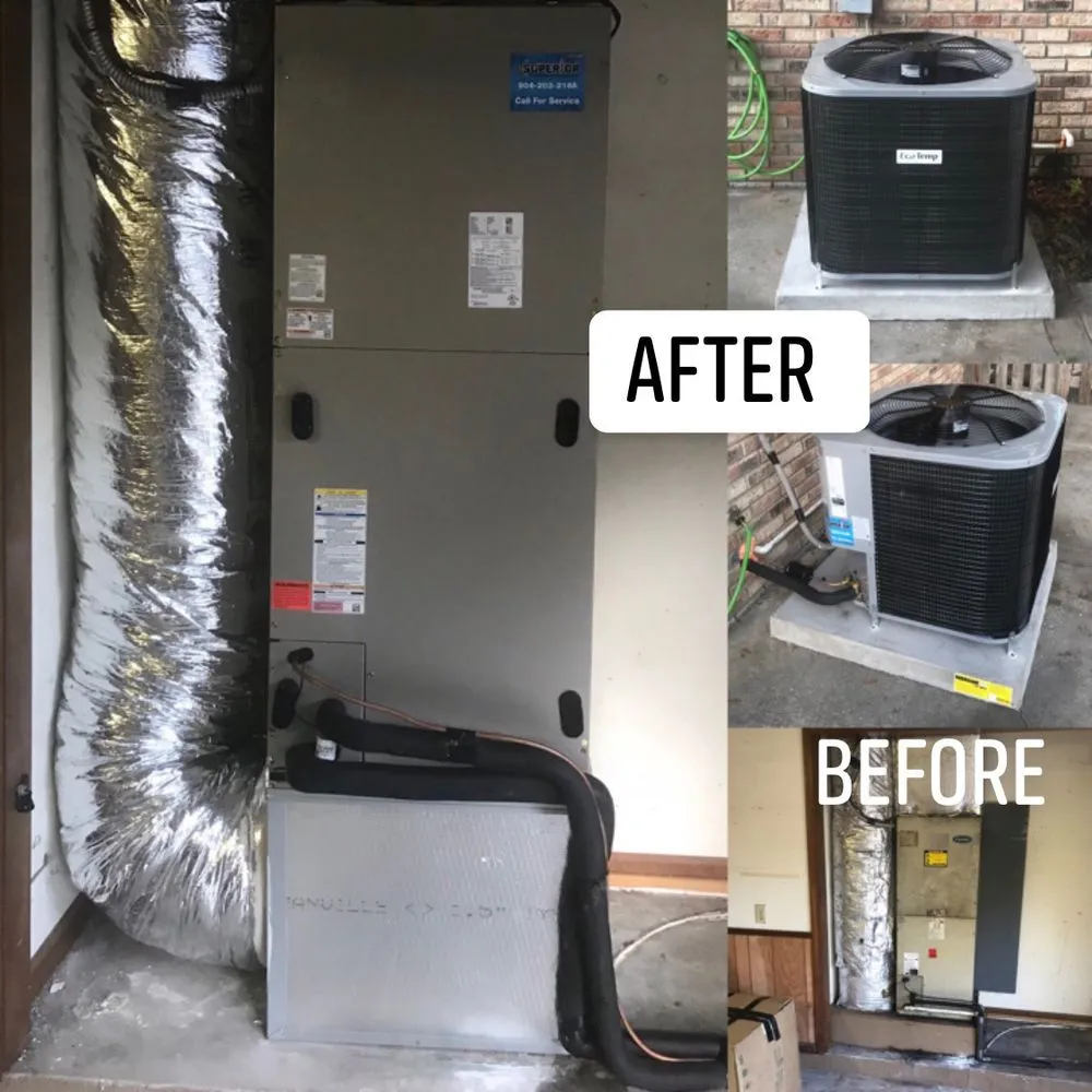 Slide of Superior Heating and Cooling of NE FL