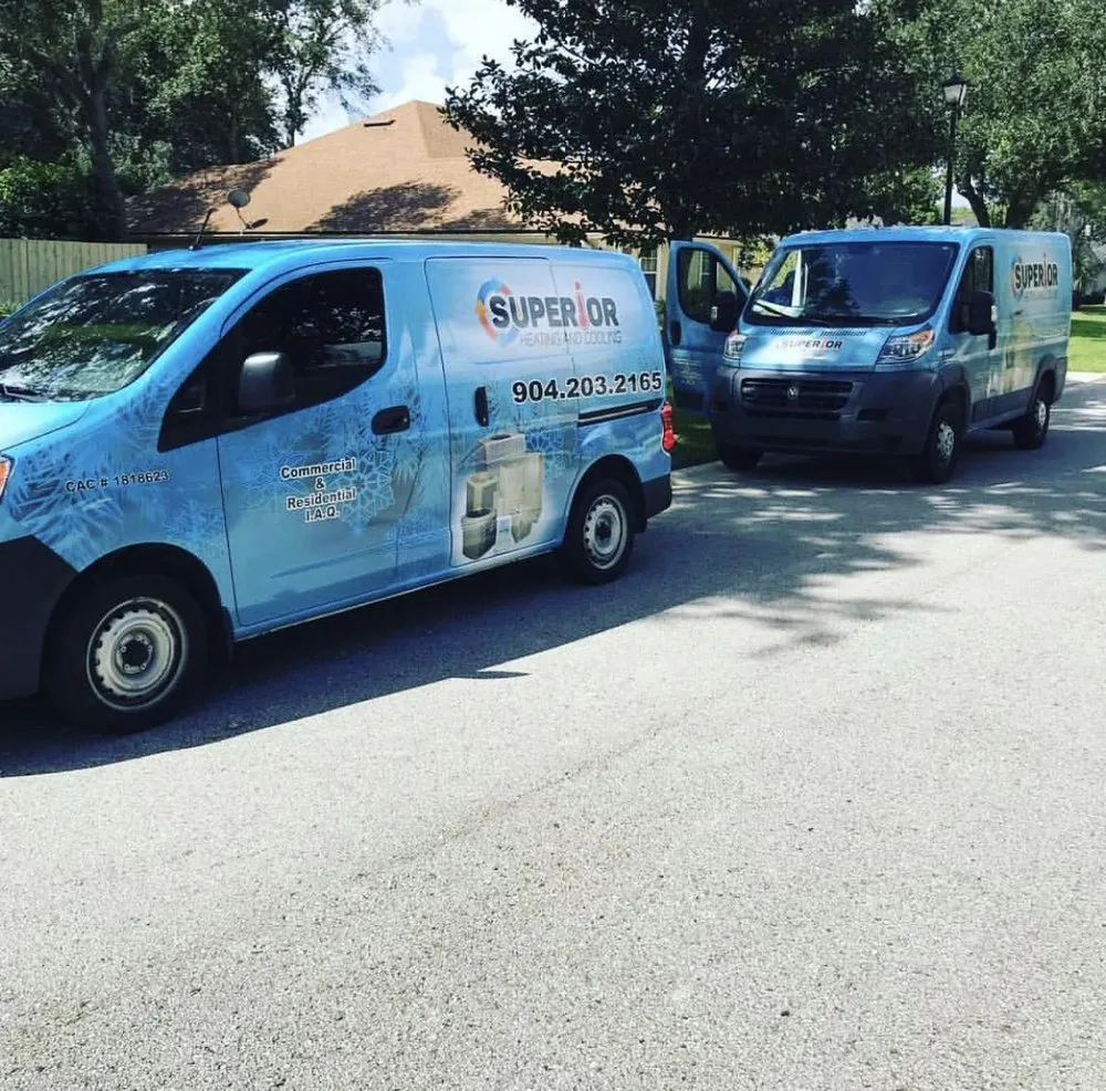 Slide of Superior Heating and Cooling of NE FL